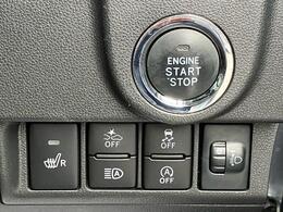 【プッシュボタンスタート】ワンタッチでエンジンの作動が出来るプッシュボタンスタートを採用しております☆