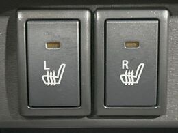 【シートヒーター】寒い日に重宝するシートヒーター！エアコンより早く温まってくれるので寒がりの人も安心ですね♪エアコンの温風は乾燥するから苦手、という方にもをおすすめです。