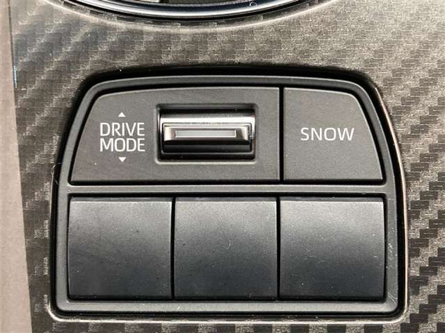 運転をより楽しく、より快適にしてくれるのがこのドライブモードスイッチです。