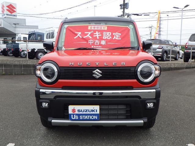 ハスラータフワイルドターボはSUVとハイトワゴンの良さを合体。個性的な丸型ヘッドランプの外装と室内の広さと優れた実用性が、遊びこころをくすぐります！パワーのターボ車はいかがでしょうか。