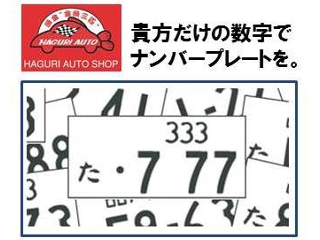 Bプラン画像：お気に入りのマイカーに自分の好きなナンバーをつけよう！