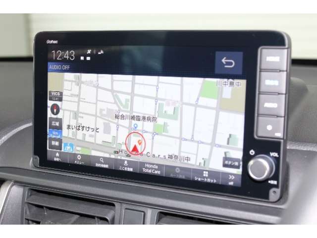 9インチHondaCONNECTナビ。Bluetoothオーディオ接続、フルセグTV視聴できます！