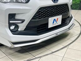 【モデリスタエアロ】人気のモデリスタエアロを装着！クルマの外観がよりスタイリッシュになり、街中で存在感あふれる1台に♪将来買い替える時にもリセールに影響しやすく、価値ある人気の装備です！