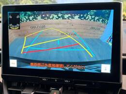 【バックカメラ】駐車時に後方がリアルタイム映像で確認できます。大型商業施設や立体駐車場での駐車時や、夜間のバック時に大活躍！運転スキルに関わらず、今や必須となった装備のひとつです！