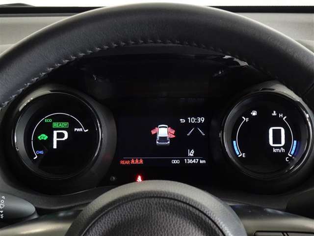 機能的で見やすいメーターです。