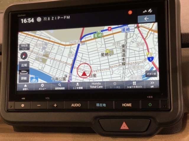 ギャザズナビ搭載です。知らない道も安心ですね！
