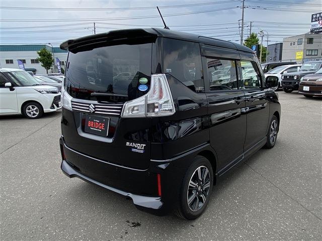 スズキ　ソリオ バンディット　HYBRID MV 4WD/後席右側ワンアクションパワースライドドア装着車/デュアルカメラブレーキサポート/ナビゲーション/バックモニター/ドラレコ/ETC/パドルシフト/シートヒーター