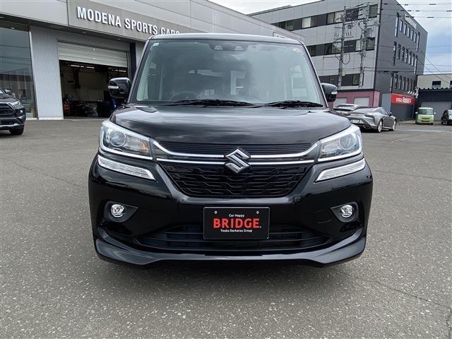 スズキ　ソリオ バンディット　HYBRID MV 4WD/後席右側ワンアクションパワースライドドア装着車/デュアルカメラブレーキサポート/ナビゲーション/バックモニター/ドラレコ/ETC/パドルシフト/シートヒーター