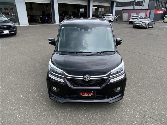 スズキ　ソリオ バンディット　HYBRID MV 4WD/後席右側ワンアクションパワースライドドア装着車/デュアルカメラブレーキサポート/ナビゲーション/バックモニター/ドラレコ/ETC/パドルシフト/シートヒーター
