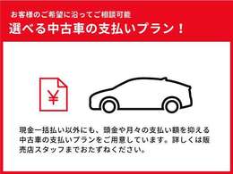 ご購入方法でお悩みの方！ご安心ください！現金払い以外にも、当日クレジット審査が可能です。シュミレーションだけでも大丈夫ですので、お気軽にお問い合わせください。