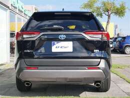 真後ろから見た状態です。