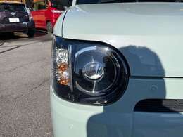 ヘッドライトも曇りなし