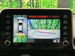 【問合せ：0776-53-4907】【パノラミックビューモニター】専用のカメラにより、上から見下ろしたような視点で360度クルマの周囲を確認することができます☆縦列駐車や幅寄せ時に活躍してくれます♪