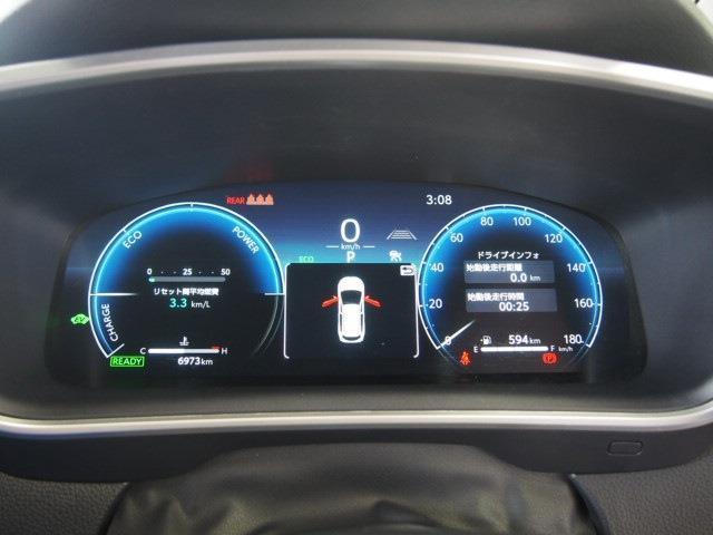 運転状況がわかりやすいメーターですね！