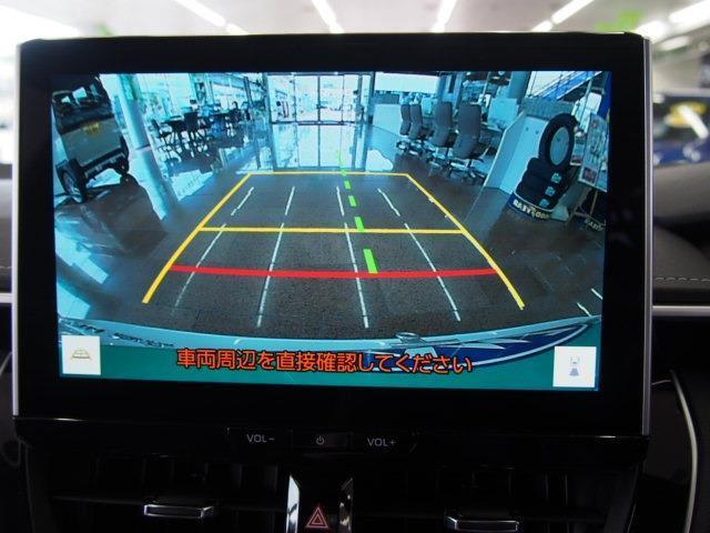 バックカメラで後方視界確認でき安心ですね！