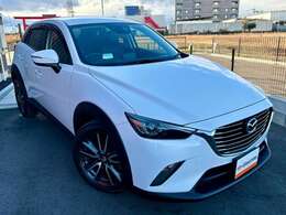 人気のCXシリーズのコンパクトSUVのCX-3はサイズ感が丁度よく、街乗りに最適な車です。燃料もディーゼルを採用している為、経済面も嬉しい車です。