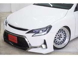 マークXのスポーティさのあるG’sバンパーで製作しております！！