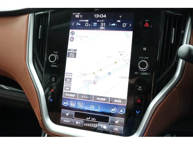 11.6インチディスプレイでナビはもちろん、車両の各種機能やエアコンの設定などをおこないます