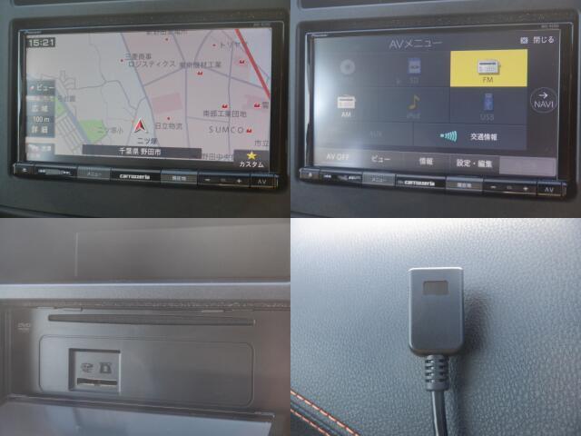 現在では必需品のナビが装備されています。行きたい場所への案内をしてくれるので、道に迷わずドライブができます♪オーディオはラジオ/CDが使用可能です。快適ドライブの強い味方です☆