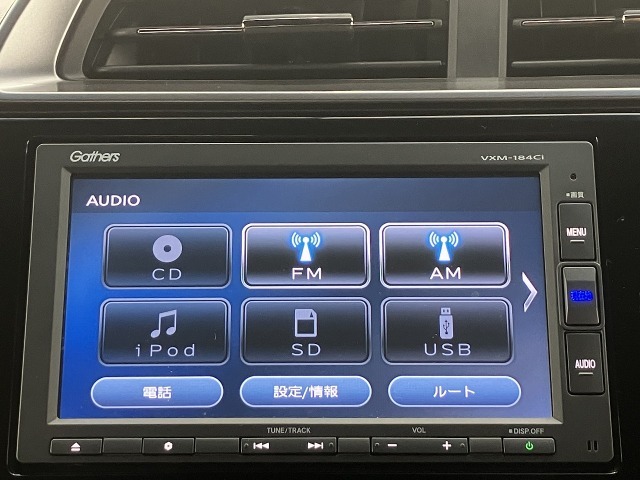 【オーディオ機能】Bluetooth対応、CDプレーヤー・AM/FMチューナー付きです