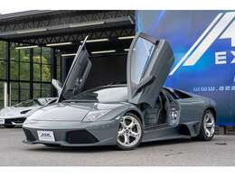 2008y　ランボルギーニ　ムルシエラゴ　LP640　eギア　正規ディーラー車　クラッチ残量約50％　GRIGIOTELESTO　フロントリフティング　カーボンスカッフプレート　　カーボンエンジン