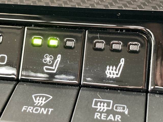 【シートヒーター＆シートクーラー】高級車にふさわしい快適装備で、夏場は座面から涼しい風が、冬場は身体の芯からポカポカになりますね。