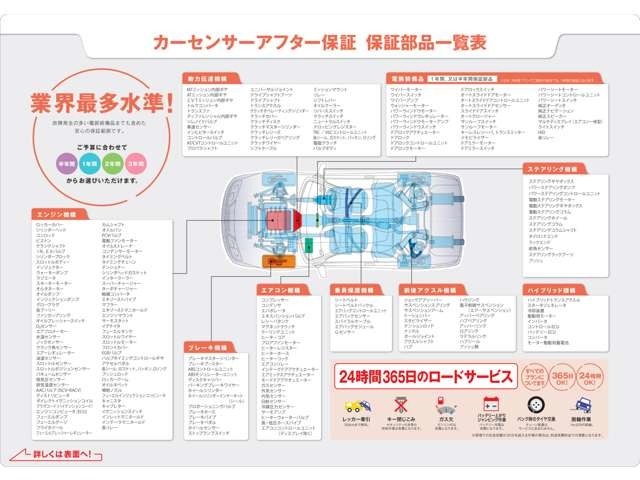 【保証範囲は350項目】 【修復歴ありの車でもok】【故障発生の多い電気系統部品までも含めた安心の保証範囲】【全国対応のコールセンター】