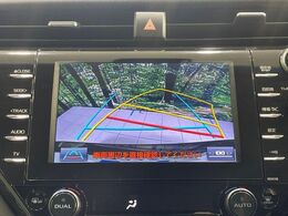 【バックカメラ】駐車時に後方がリアルタイム映像で確認できます。大型商業施設や立体駐車場での駐車時や、夜間のバック時に大活躍！運転スキルに関わらず、今や必須となった装備のひとつです！