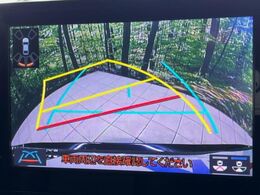 【バックカメラ】駐車時に後方がリアルタイム映像で確認できます。大型商業施設や立体駐車場での駐車時や、夜間のバック時に大活躍！運転スキルに関わらず、今や必須となった装備のひとつです！