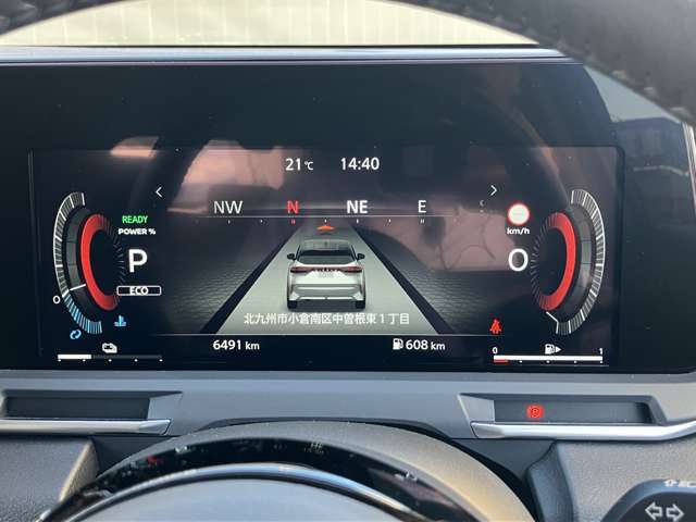 アドバンスドドライブアシストディスプレイ（12.3インチカラーディスプレイ）メーターレイアウトの変更や車両状態の確認、安全装備の設定変更が可能です。