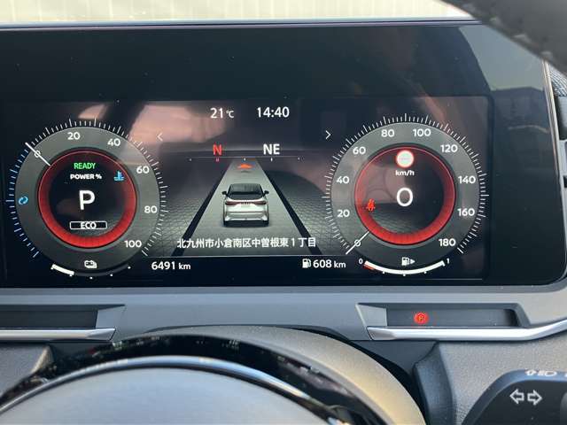 アドバンスドドライブアシストディスプレイ（12.3インチカラーディスプレイ）メーターレイアウトの変更や車両状態の確認、安全装備の設定変更が可能です。