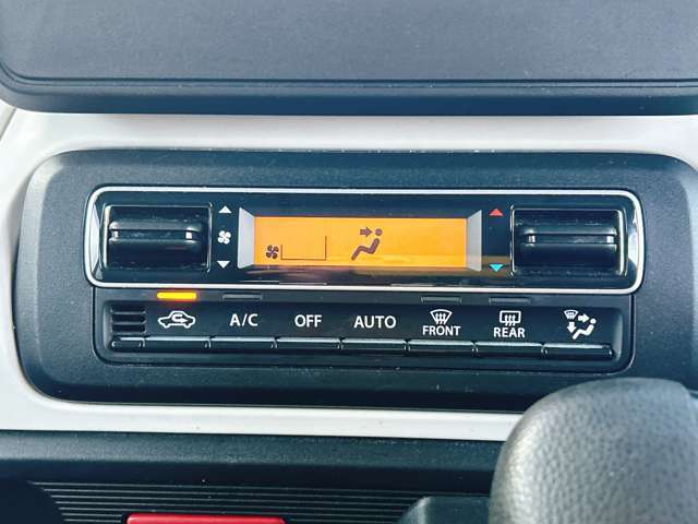 【オートエアコン】寒い冬も暑い夏でも自動で設定した温度に調節してくれます♪