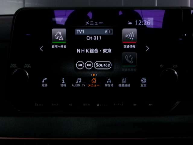 NissanConnectナビゲーション＆フルセグTV
