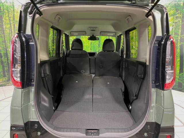 普段のお買い物や通勤、送迎等に十分な荷室スペースを確保しております。セカンドシートを倒すと、大きな荷物の積載も可能です♪