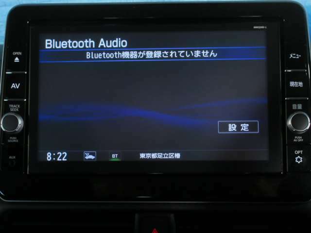 ナビはBluetoothAudio対応です。