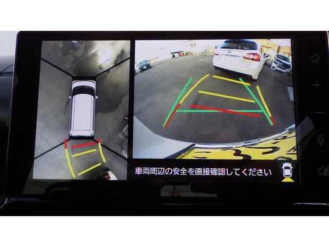 バックカメラでは、アシストラインも表示でき運転に不慣れな方も安心ですよ