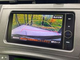 【バックカメラ】駐車時に後方がリアルタイム映像で確認できます。大型商業施設や立体駐車場での駐車時や、夜間のバック時に大活躍！運転スキルに関わらず、今や必須となった装備のひとつです！