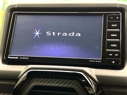 【ナビゲーション】目的地までしっかり案内してくれる使いやすいナビ。Bluetooth接続すればお持ちのスマホやMP3プレイヤーの音楽を再生可能！毎日の運転がさらに楽しくなります！！