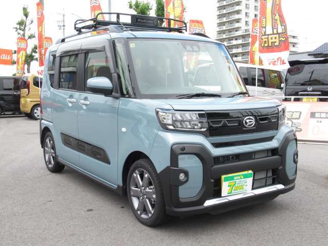 タントファンクロス入荷しました！ターボエンジン！ルーフラック装着です！