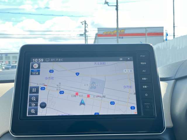 ナビがあれば安心！目的地まで楽々ドライブができます☆
