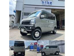 4WD　40mmリフトアップ　ラプター塗装仕様　バンパーガード　前後ABS製ショートバンパー　DEANクロスカントリー　TOYOオプカンRT　165/80R14　エーミング＆アライメント調整実施