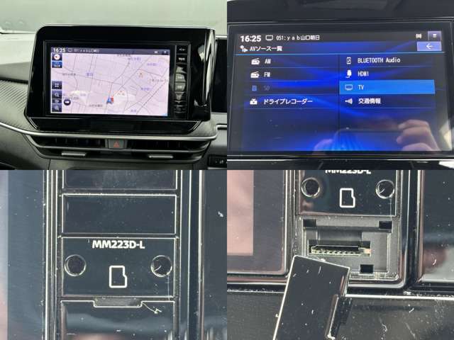 ☆純正メモリーナビ（MM223D-Le）フルセグTV、BTオーディオが使えます。またオプションでHDEM端子を接続できます。