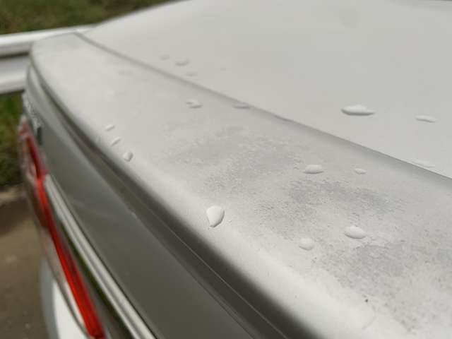 リアスポ　塗装剥げ