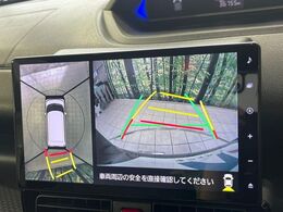 【パノラマモニター】専用のカメラにより、上から見下ろしたような視点で360度クルマの周囲を確認することができます☆死角部分も確認しやすく、狭い場所での切り返しや駐車もスムーズに行えます。