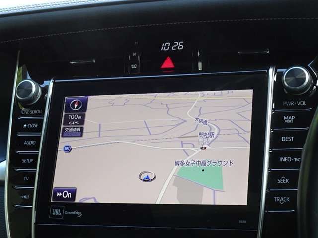 何処へでも行きたい場所へ、安心のトヨタ純正メモリーナビを装備しています。