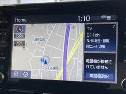【純正ナビ】一体感のあるナビは、高級感ある車内を演出してくれます。Bluetooth再生などオーディオ機能も充実しておりますので、運転もより楽しめます♪