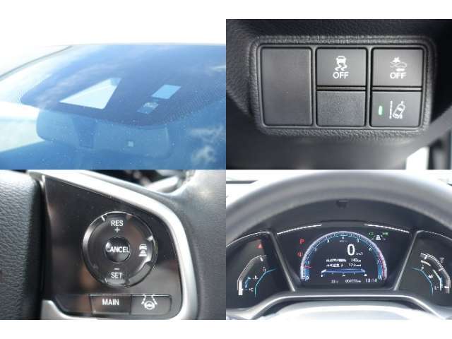 ☆ホンダセンシング付き☆事故に遭わない社会を目指して先進の安全支援システムHonda SENSINGを搭載☆ミリ波レーダーと単眼カメラなどを癒合した高精度な検知機能で安心・快適なドライブをサポート☆