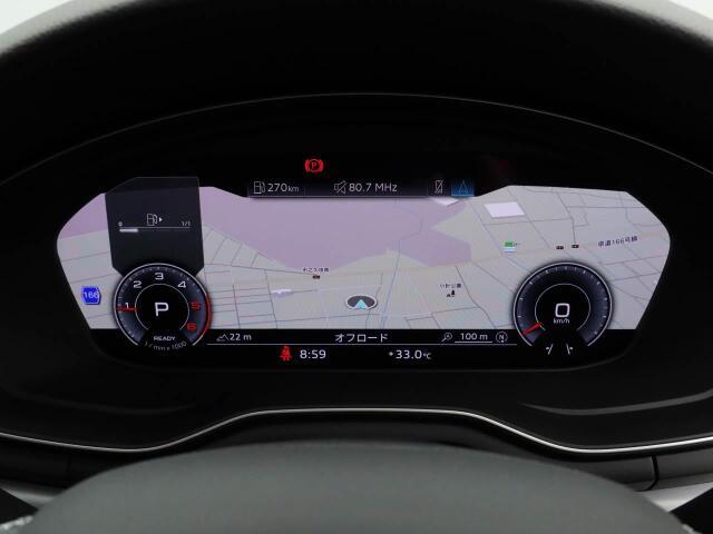 必要に応じてメーター内に地図や車両にインフォメーションなどを切り替え表示できる12.3インチバーチャルコクピット