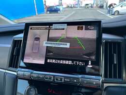 全方位モニター装備で駐車も安心！死角になりがちな周囲の安全確認をサポート！