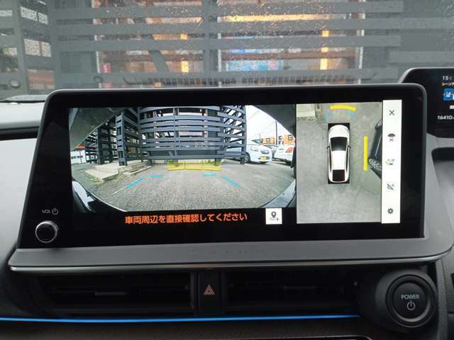 フロントモニター【パノラミックビューモニター】360°視界により駐車時の安全性を支援してくれます！